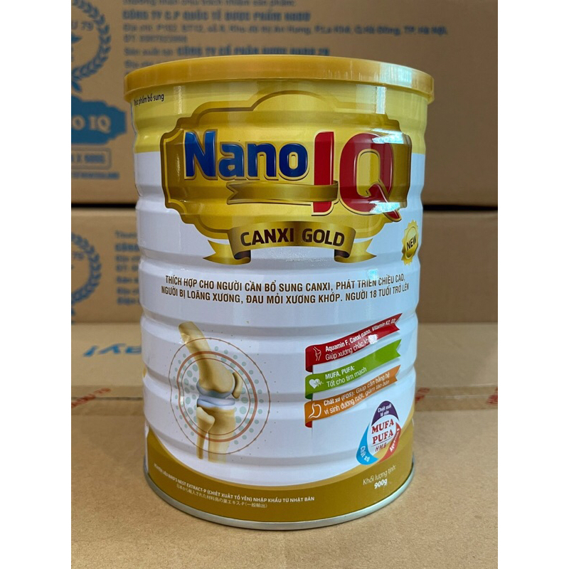 Sữa Nano IQ Canxi gold 900g