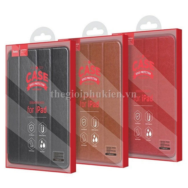Bao da iPad 10.2 2019 chính hãng Hoco Crystal