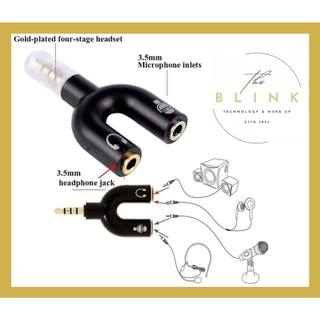 Jack chia audio 3.5 mm ra micro và loa- đầu chia từ 3.5 ra mic , loa