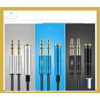 Jack Gộp Audio Và Micro thành Jack 3.5 - gộp audio và mic 3.5 ra tai nghe