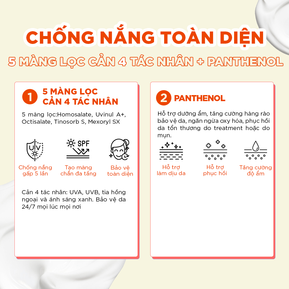 [QUÀ TĂNG KHÔNG BÁN] Combo 1 Kem dưỡng vitamin A bakuchiol 1g+2 kem chống nắng by wishtrend 1,5g