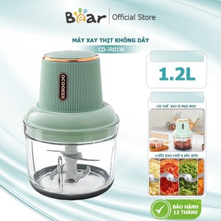 Máy xay thịt không dây Xiaomi Qcooker CD-JR01W, dung tích 1.2L, pin 1500mAh, máy xay tỏi ớt, xay thực phẩm đa năng