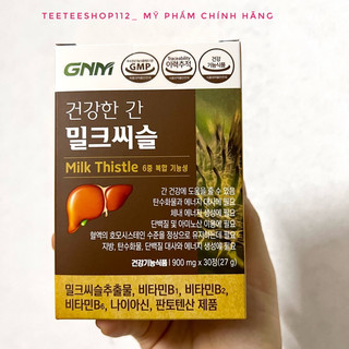 Viên uống Thải độc Gan, Sáng da GNM Natural Milk Thistle Bổ gan Thải độc Gan