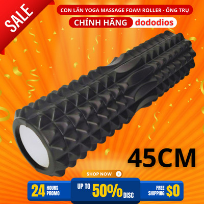 Con Lăn Massage Yoga Foam Roller Dododios Màu Đen