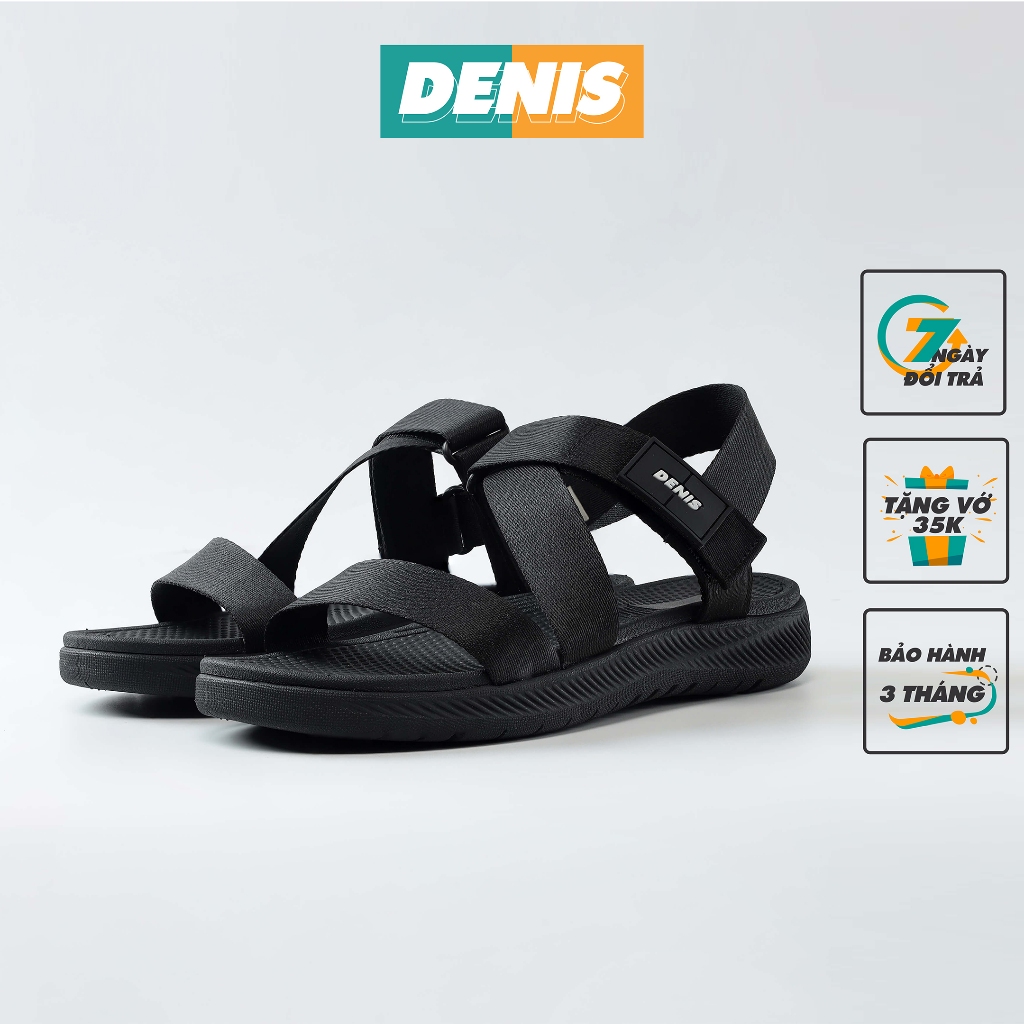 Giày Sandal Nam Nữ DENIS SD01 thể thao, êm nhẹ, đi học đi chơi đều đẹp