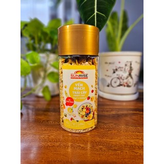 Yến mạch trái cây ăn liền vị phô mai sunrise - granola vị phô mai - hũ 250gr