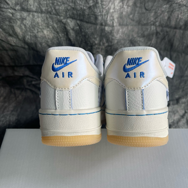 Giày Thể Thao Sneaker A/F1 Trắng Viền Xanh Dạ Quang 2023 Siêu Hot Cao Cấp