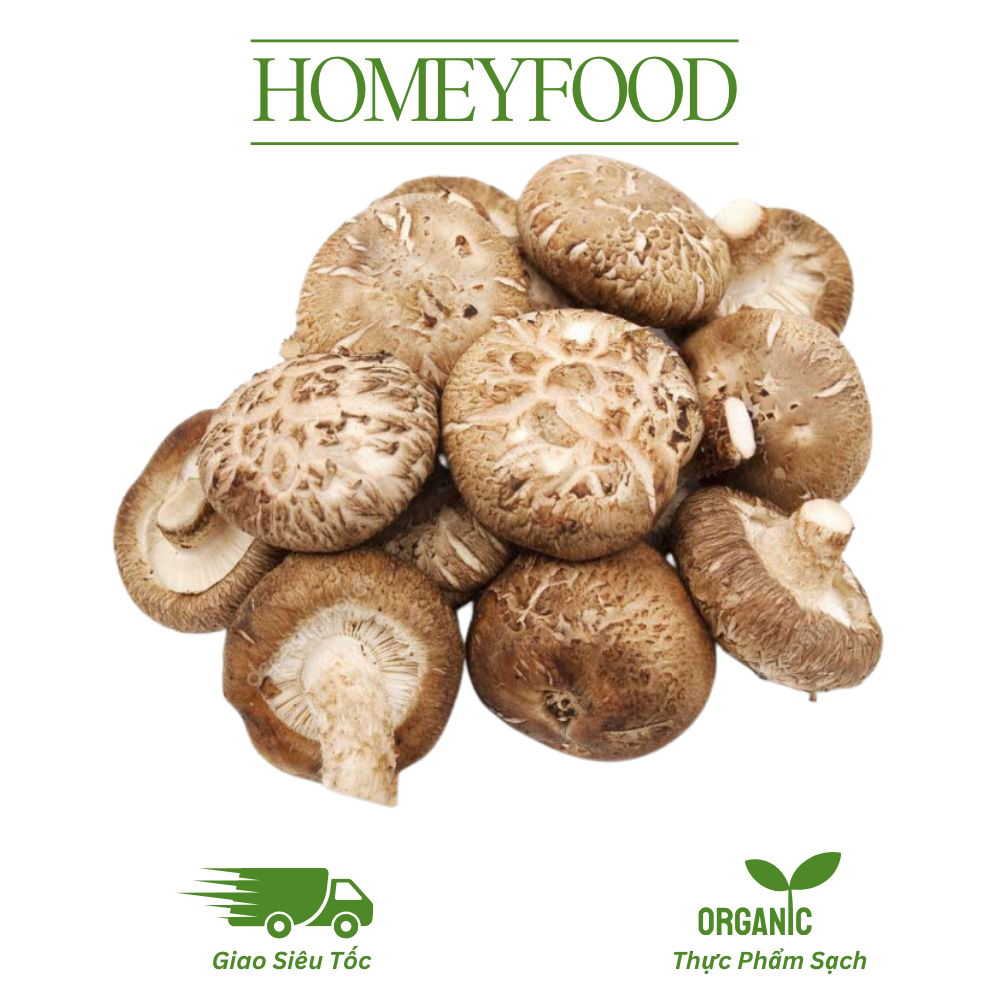 Nấm hương tươi ngon 200g - giao Hỏa Tốc