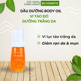 [60ml] Dầu dưỡng da body oil BHA, Trắng sáng da, Giảm sần, Chống lão hóa da - Be.Cosmetic