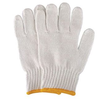Găng tay bảo hộ lao độngchất liệu vải sợi polyester – MÀU TRẮNG 40 Gram