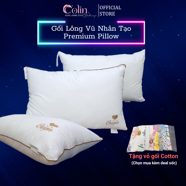 Gối Lông Vũ cao cấp Origin 50x70cm