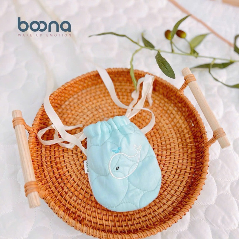 Túi Đựng Tỏi Phong Cách Hàn Mẫu Hoạ Tiết Thêu Gấu Thỏ Boona