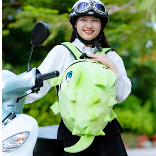 Balo Khủng Long(VẢI NHUNG MỊN 2 LỚP) Siêu Cute Cỡ Trung Đựng Nón Bảo Hiểm,Sách Vở, Đồ Dùng,Laptop-NHIỀU MÀU