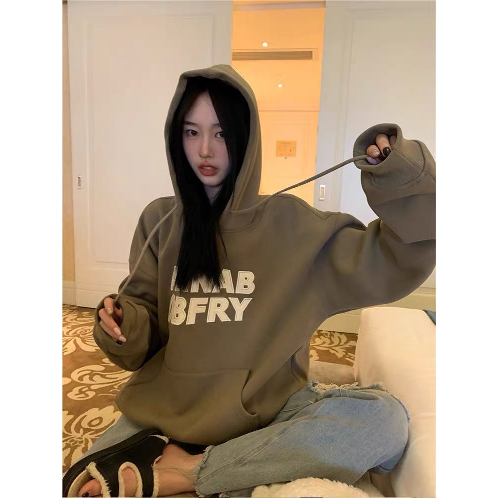 Áo hoodie nỉ bông nam nữ phong cách unisex mặc đôi hottrend thu đông hàn quốc BUNNY