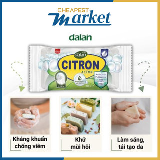 Xà phòng cục tắm sáng, mịn da dalan d'olive từ quả thanh yên citron active soap 200g