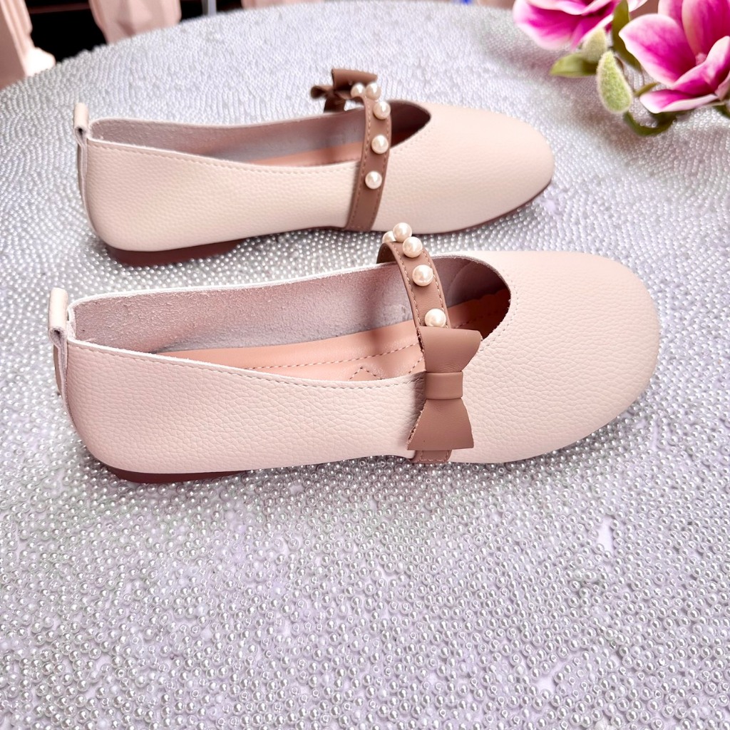 Giày bệt đế dẻo phối quai ngọc hàng QC Thiên An