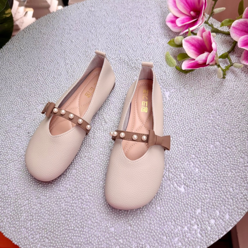 Giày bệt đế dẻo phối quai ngọc hàng QC Thiên An