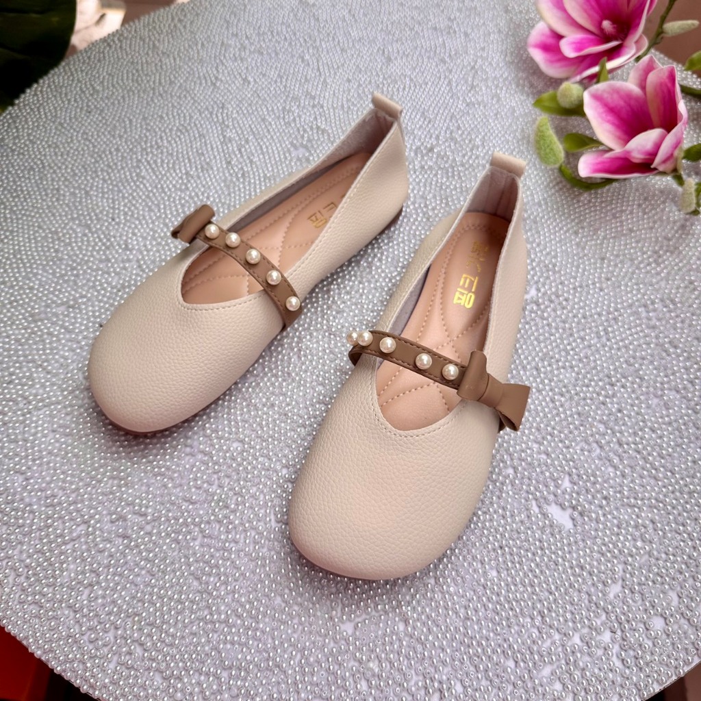 Giày bệt đế dẻo phối quai ngọc hàng QC Thiên An