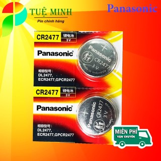 Pin panasonic cr2477 3v, pin remote điều khiển từ xa, pin đồng hồ 3v