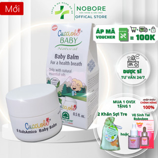 Sáp Giữ Ấm Cucciolo Nhập Khẩu Từ Italia Bảo Vệ Hô Hấp, Giảm Ho, Sổ Mũi, Nhiễm Lạnh | Chính Hãng Nguyên SEAL [NOBORE]