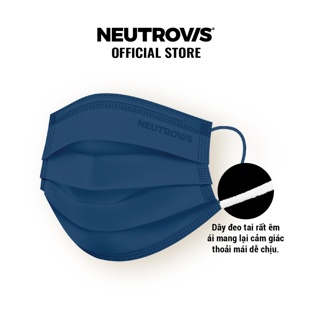 KTYT Cao Cấp NEUTROVIS 4 LỚP HỘP 30s - DENIM BLUE