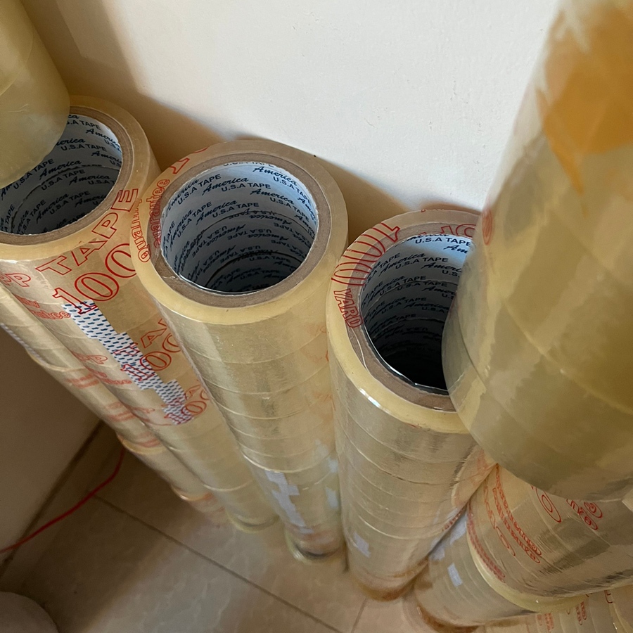 Băng keo, băng keo 4.8cm 100 yard T116 TMC Store - Băng keo trong siêu dính