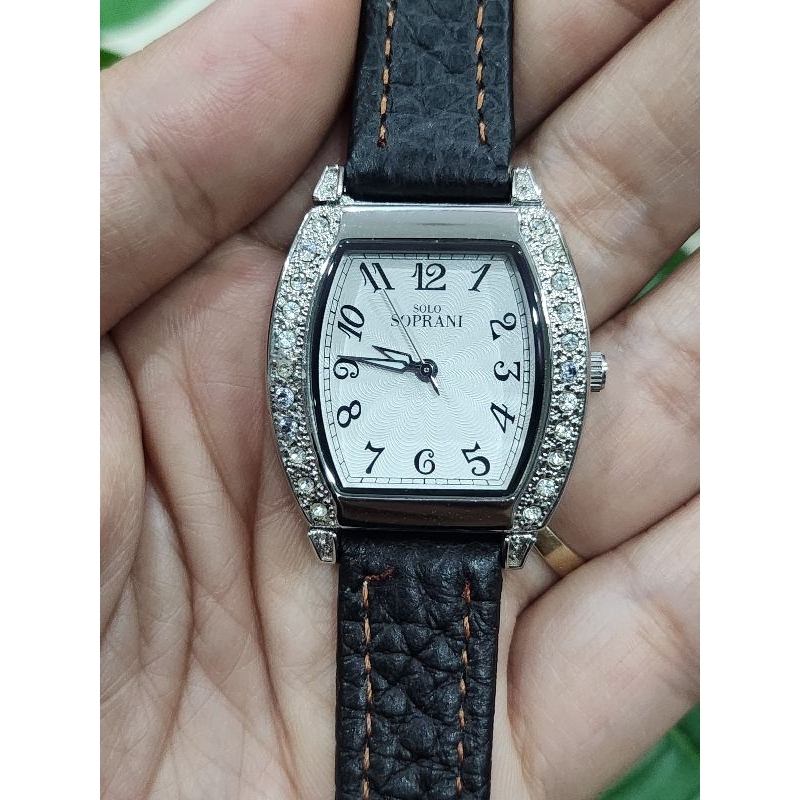 ĐỒNG HỒ SI NHẬT CHÍNH HÃNG DÂY DA DÀNH CHO NỮ - THƯƠNG HIỆU SOLO SOPRANI