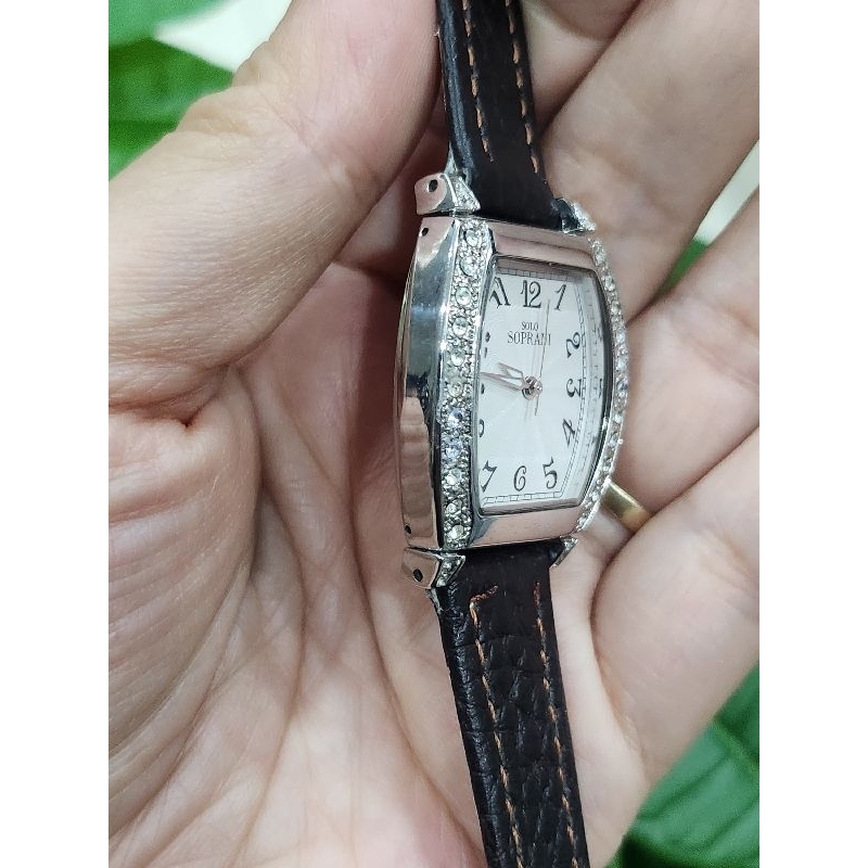 ĐỒNG HỒ SI NHẬT CHÍNH HÃNG DÂY DA DÀNH CHO NỮ - THƯƠNG HIỆU SOLO SOPRANI