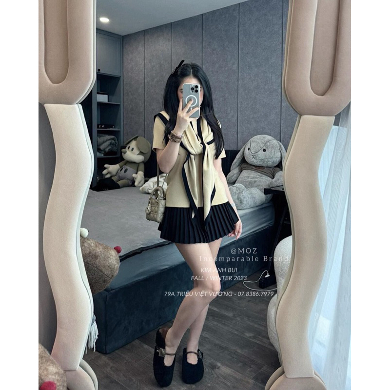 Áo len kèm khăn 📸