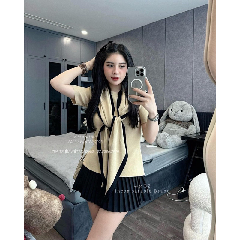 Áo len kèm khăn 📸