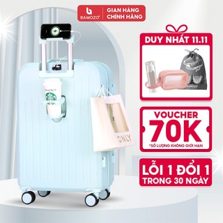 Vali du lịch bamozo 8812 vali kéo xách tay size 20/24 chất liệu nhựa abs cao cấp bảo hành 5 năm, lỗi 1 đổi 1 30 ngày
