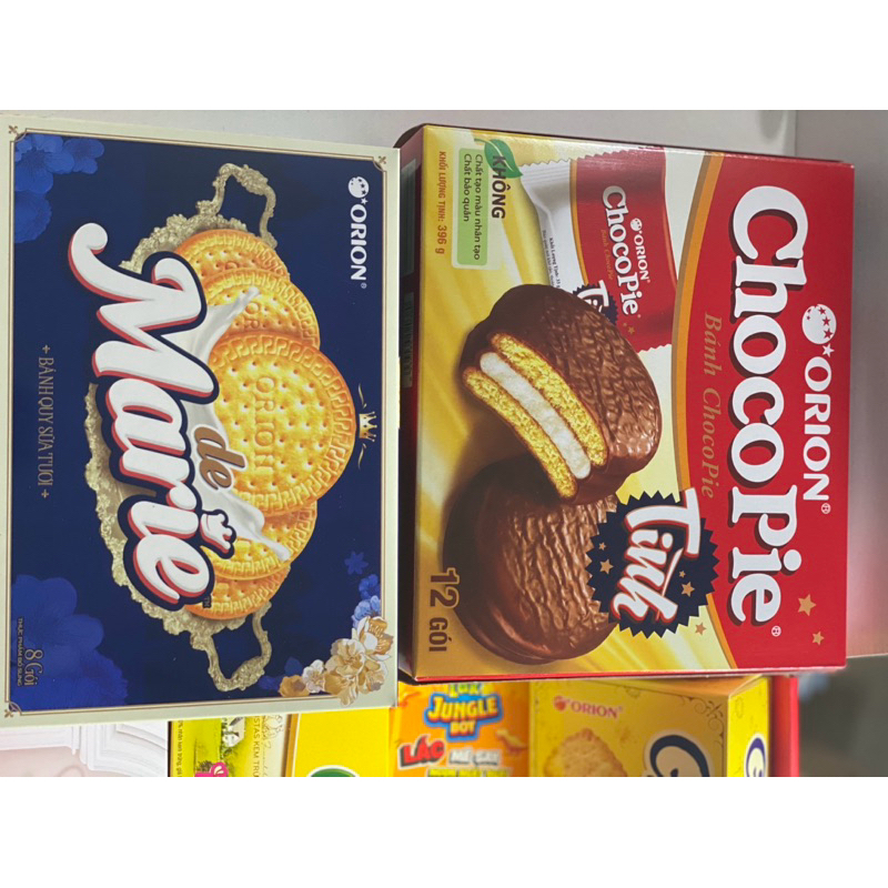 HỘP QUÀ CHOCOPIE ORION AN TẾT SIÊU NHIỀU VỊ BÁNH KẸO