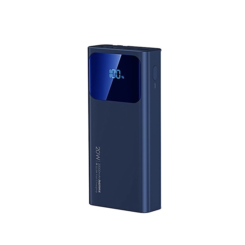 Pin sạc dự phòng Remax 535 20000mah sạc nhanh PD 22.5W có led báo dung lượng kèm dây