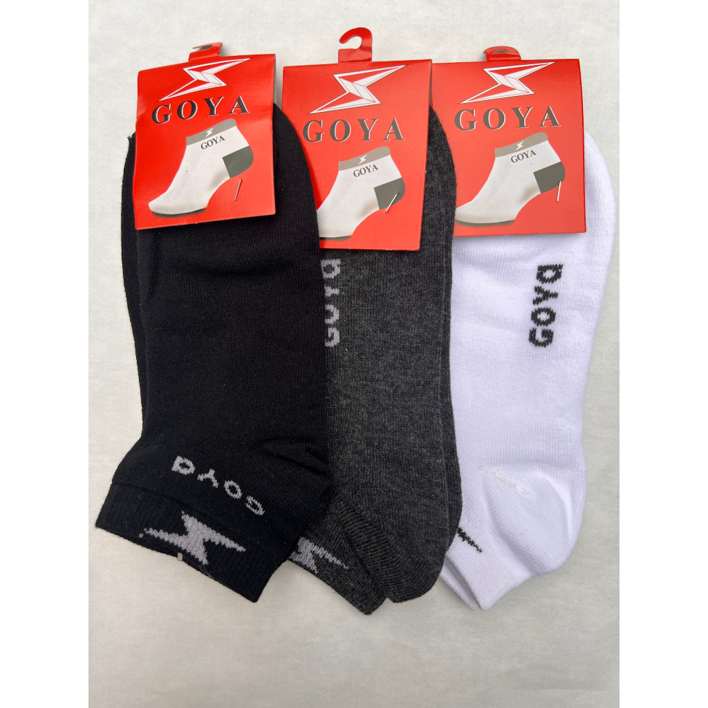 Vớ/ Tất thể thao Goya 100% cotton cao cấp, cổ thấp nam