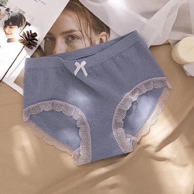 Combo 10 quần chip co giãn 4 chiều sợi bông viền ren cao Cấp