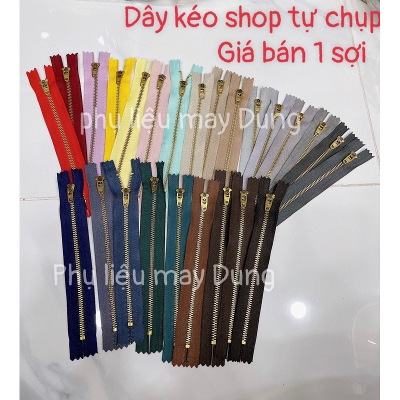 Dây kéo jean dài 16cm giá 1 sợi