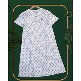 Đầm ML•Bờ cổ tròn, chất thun gai mới vải cực đẹp, form A nhẹ, túi sườn.