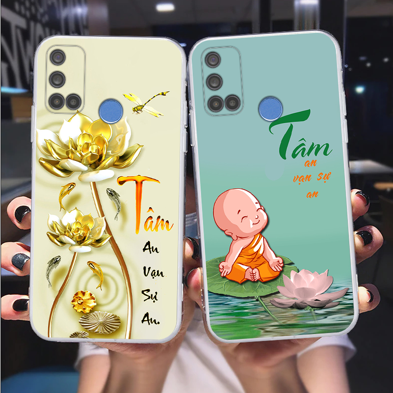 Ốp lưng Vsmart Star 5 / Joy 4 / Live 4 thư pháp tâm an,chữ tâm,tài,lộc,phong thủy giá rẻ