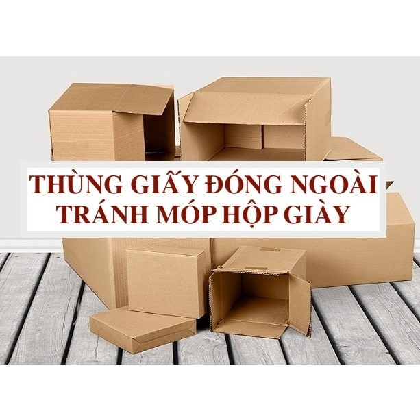 Thùng giấy 7k đóng hàng giày tránh móp hộp zin giày