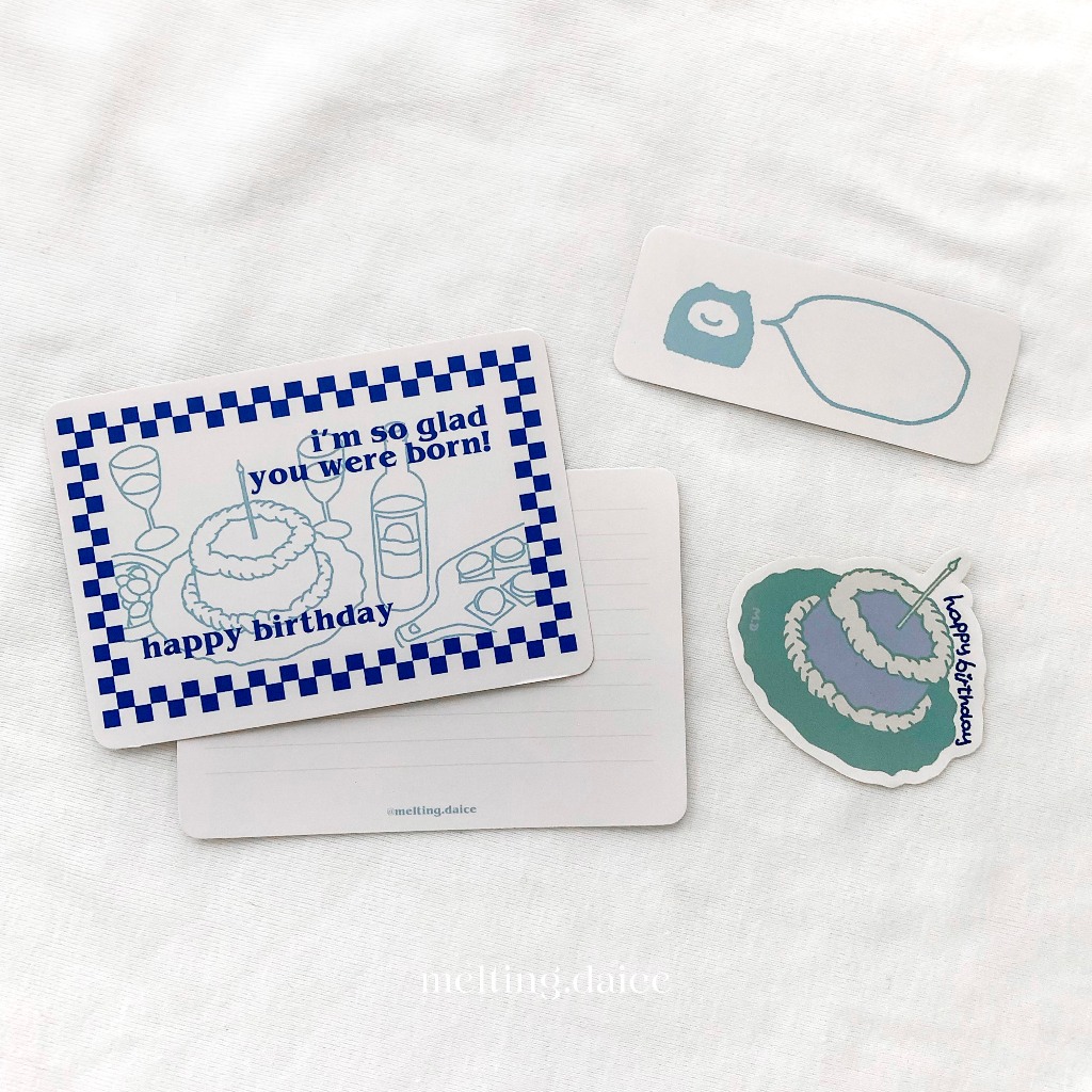 Daice || "you are so special" birthday card - set thiệp tặng sinh nhật và sticker in theo yêu cầu