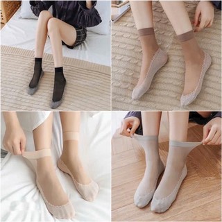 Set 5 đôi tất da chân cổ ngắn chống trơn trượt mẫu mới 169