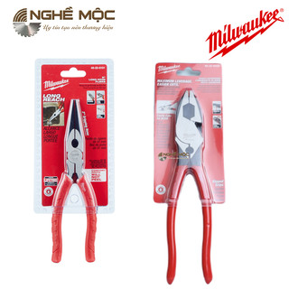 Combo Kìm MILWAUKEE (Kìm mũi nhọn, Kìm cắt cáp, Kìm chết, kìm mỏ quạ...