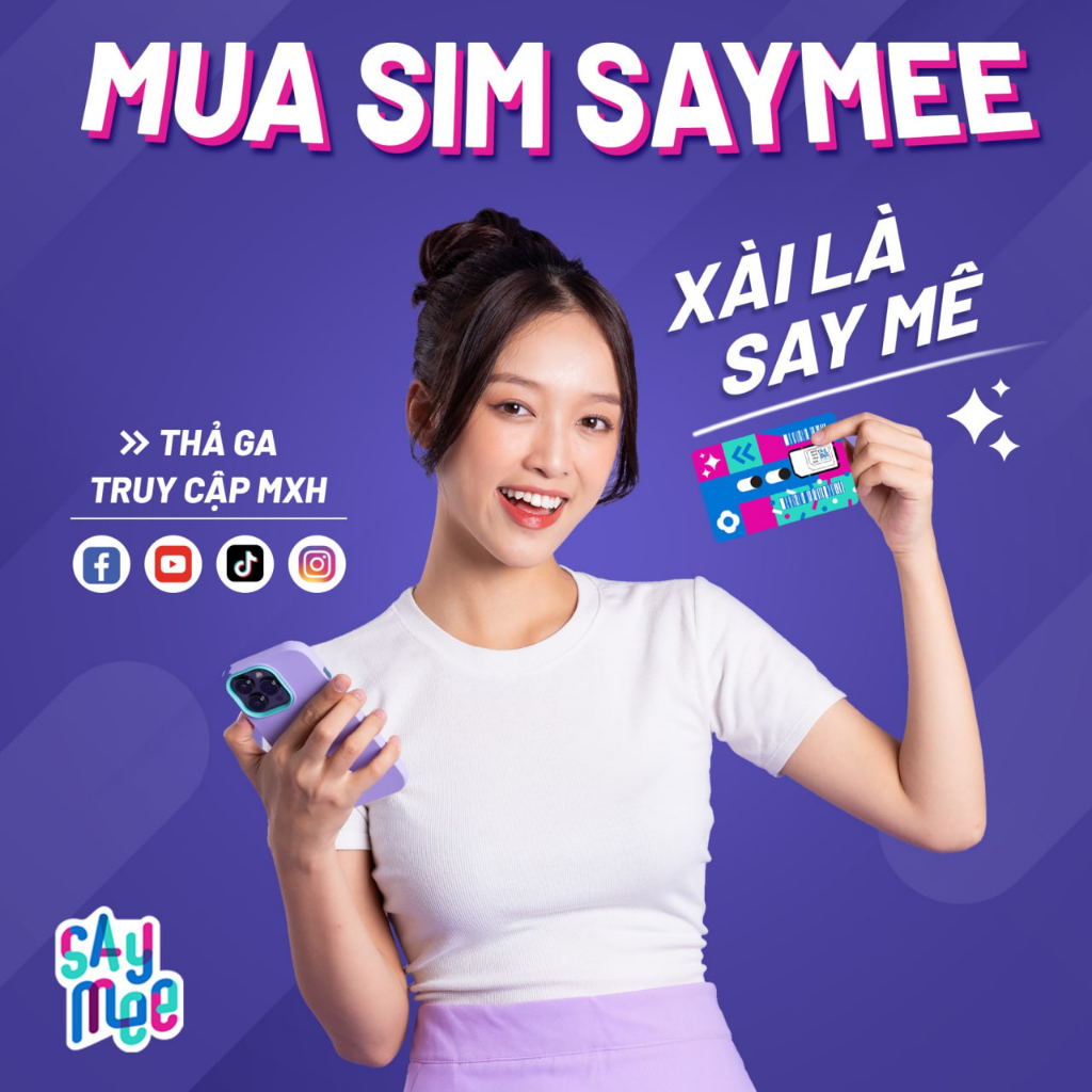 Sim Mobifone 4G Saymee Có 210GB/Tháng - Sim Siêu Data Giá Cực Rẻ