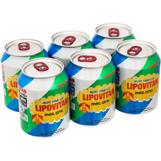 [LỐC x 6 LON x 250ml] Lốc 6 Lon Lipovitan Nước Uống Tăng Lực Mật Ong Lipovitan - Tăng Lực Vị Mật Ong Lipovitan Honey