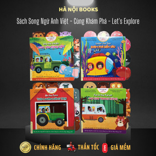 Sách song ngữ anh việt - cùng khám phá - let's explore - lẻ tùy chọn