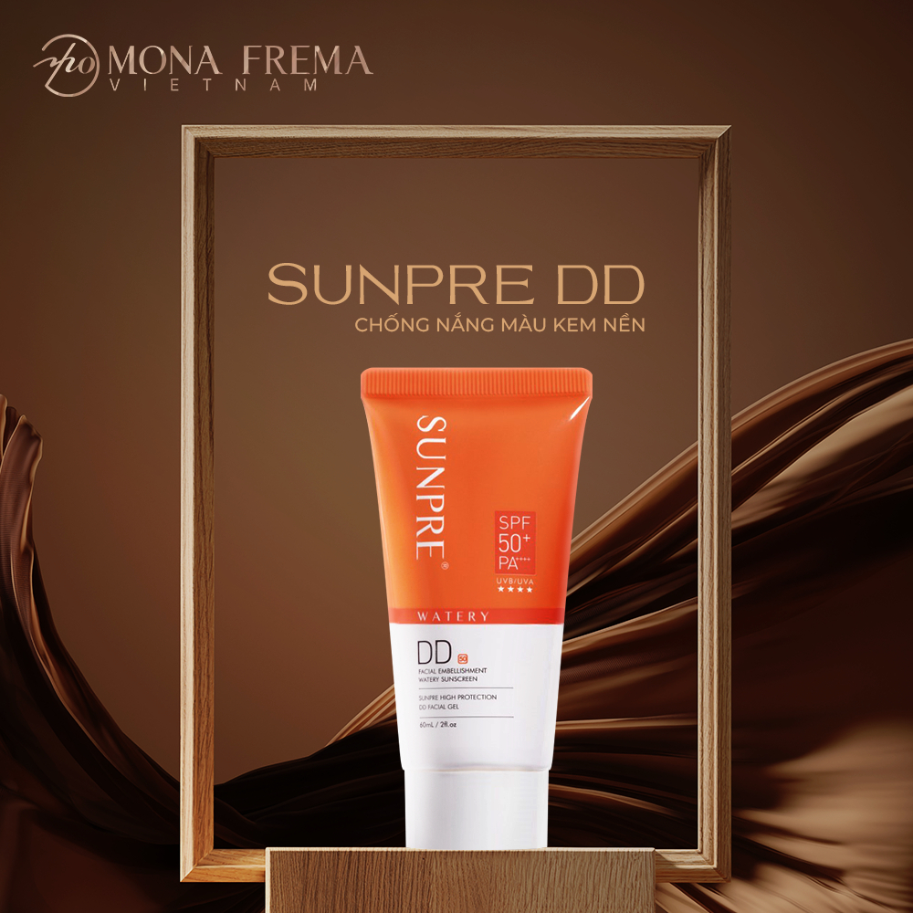 Kem Chống Nắng Có Màu Mona Frema SUNPRE High Protection DD Facial Gel 60ml