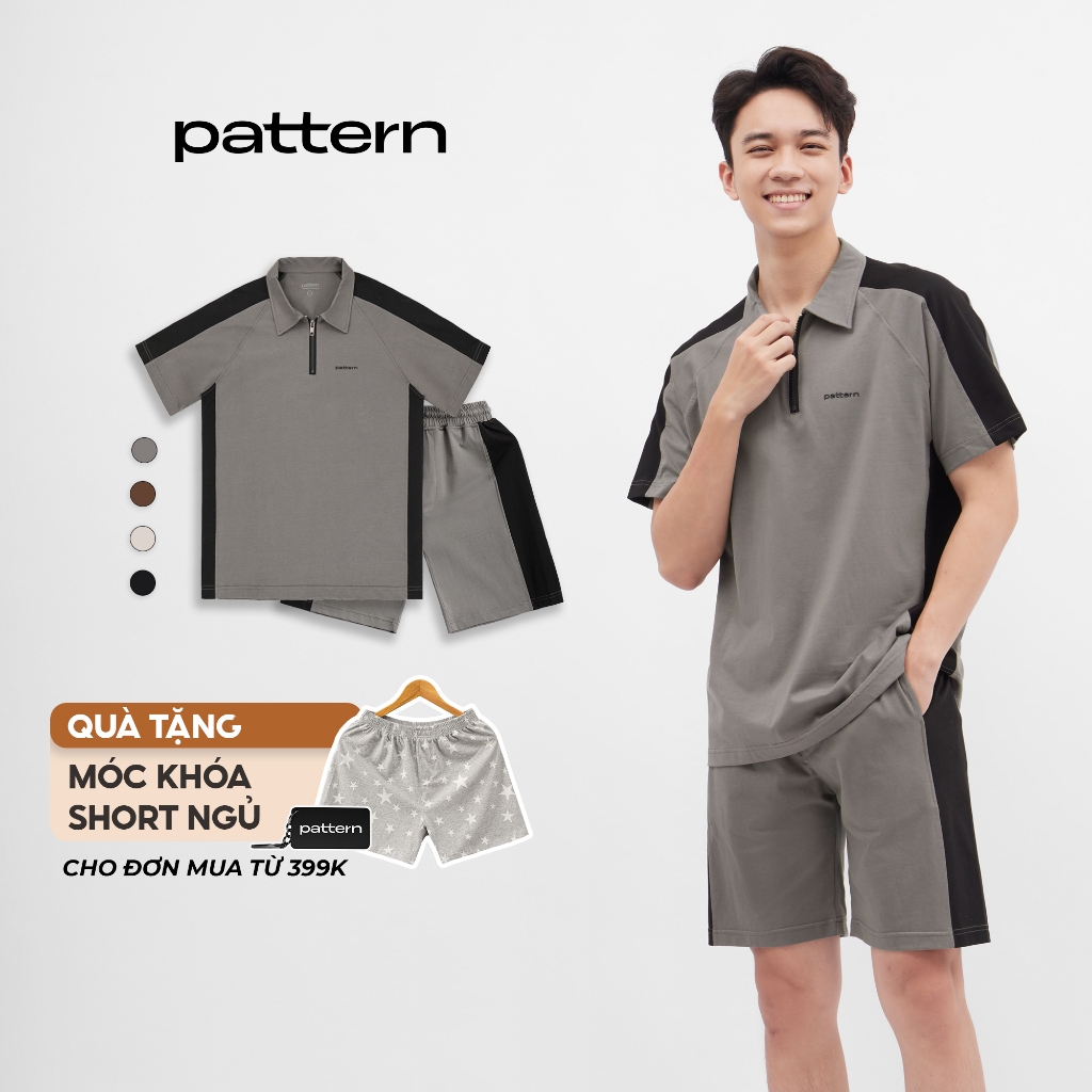 Bộ polo khóa phối PATTERN PB006