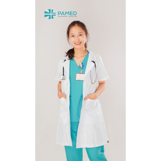 Áo blouse nam nữ dài tay ngắn tay kaki co giãn cao cấp logo thêu in theo yêu cầu