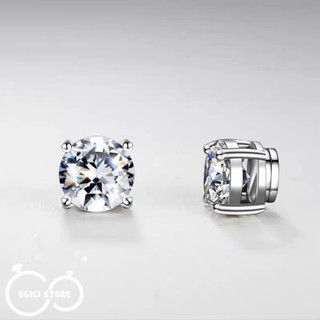 Khuyên tai nam châm không cần bấm lỗ Ogici Store mặt nụ đá lấp lánh nổi bật cá tính, 1 Chiếc