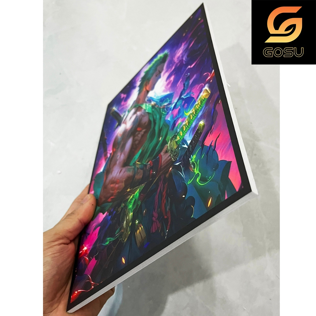 Bộ tranh 10 bức anime kimetsu no yaiba- Demon Slayer anime manga decor góc học tập làm việc siêu đẹp